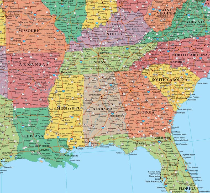 Swiftmaps RMC Classic United States USA and World Wall Map Set (Signature Edition) - Image 5